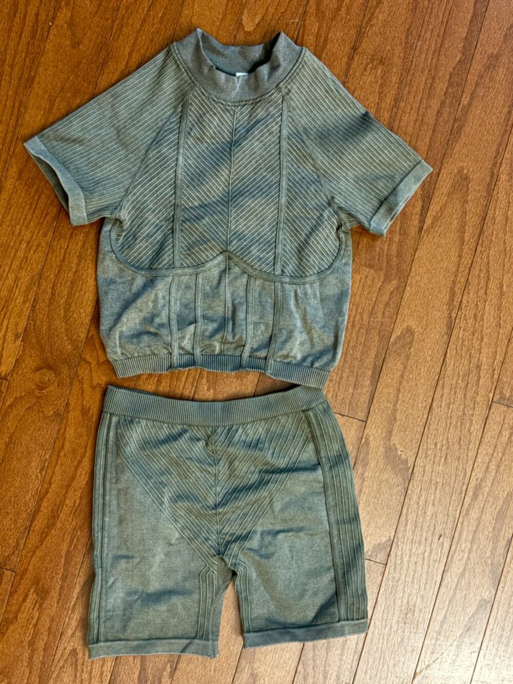 Nova Sport - Green Activewear Set- Top & Shorts ProStretch Small - Fashion NOVA
